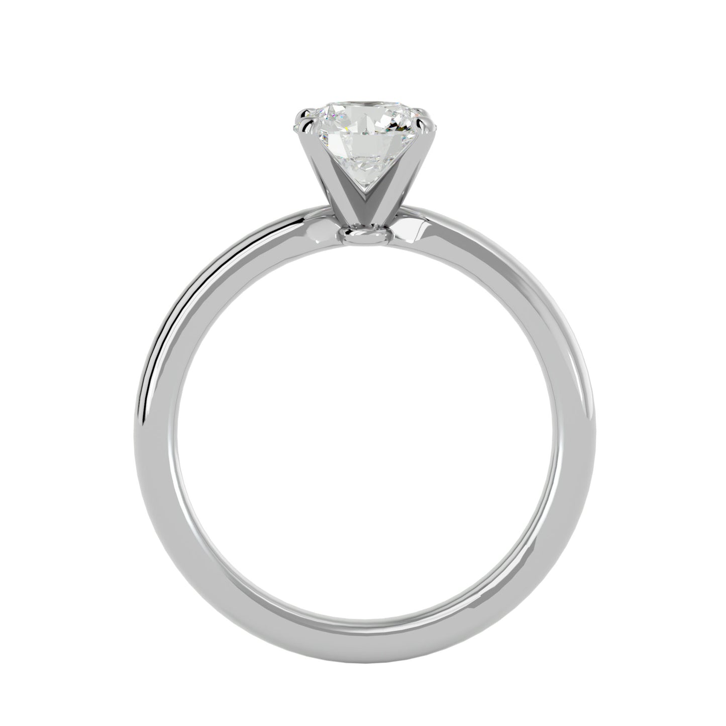 Tiara three stone engagement ring