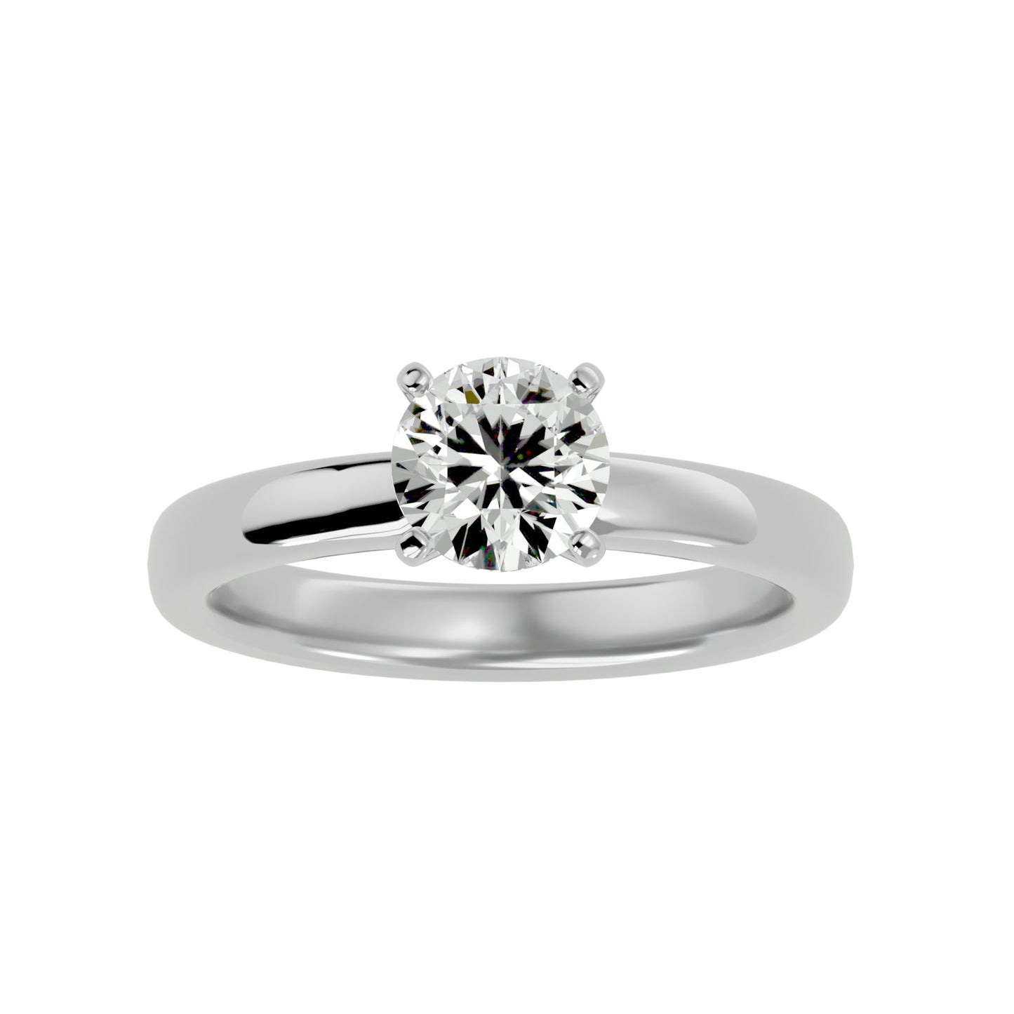 Tiara three stone engagement ring