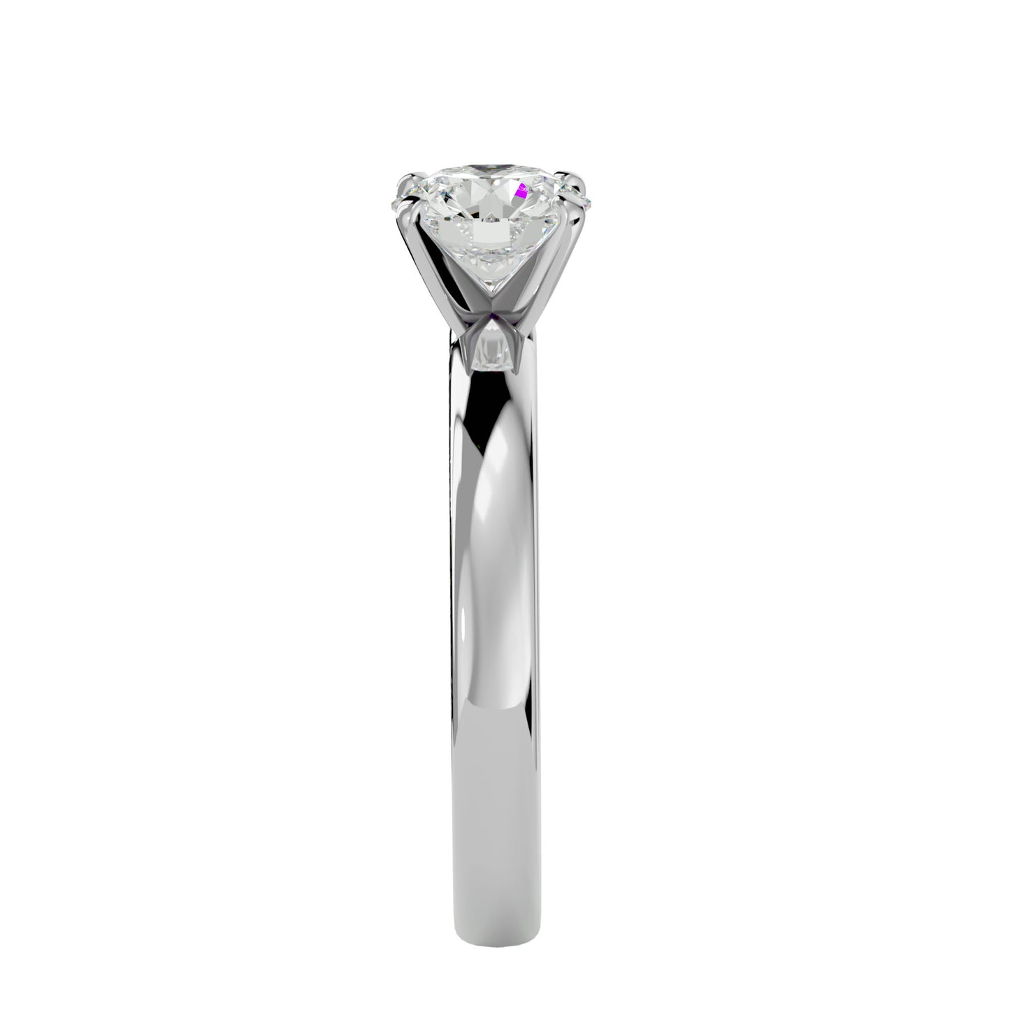 Tiara three stone engagement ring