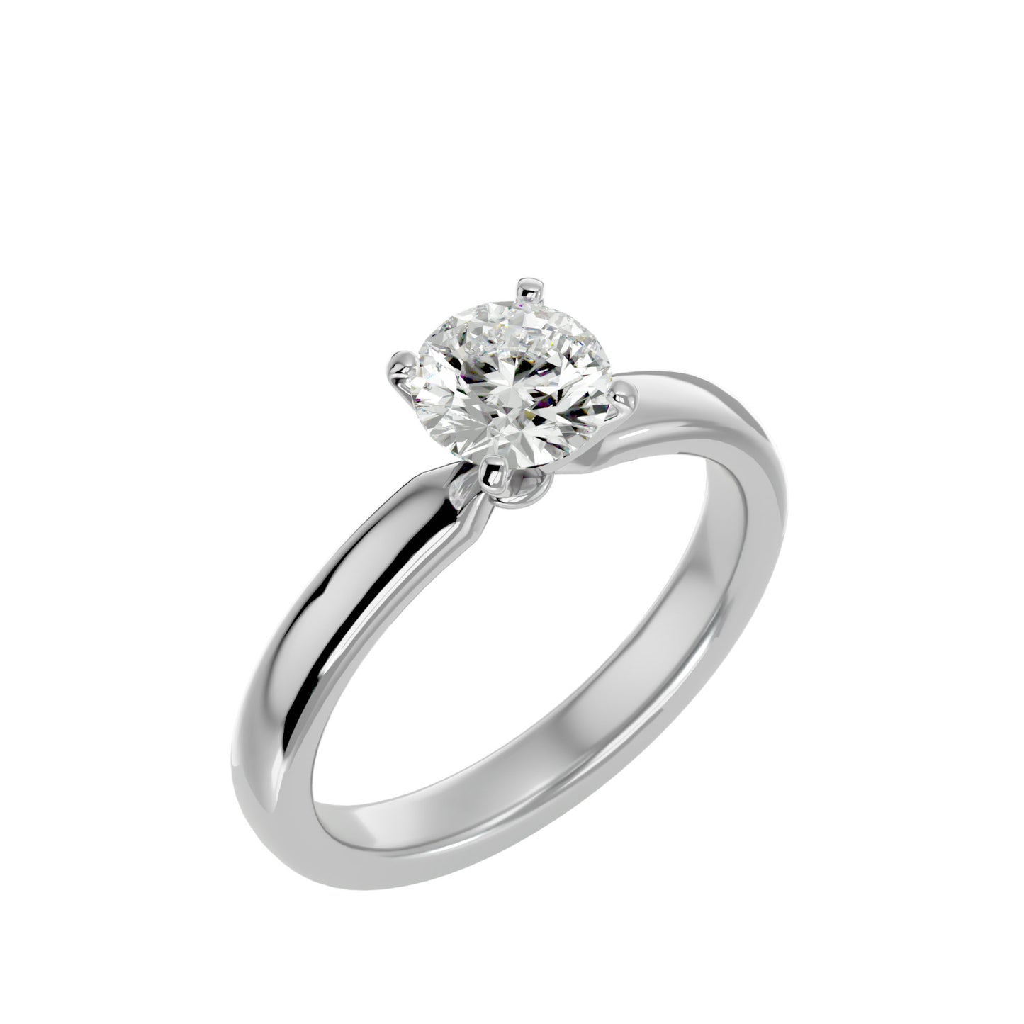Tiara three stone engagement ring