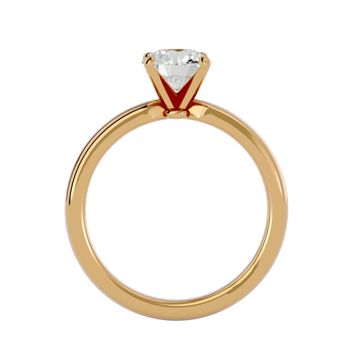 Tiara three stone engagement ring
