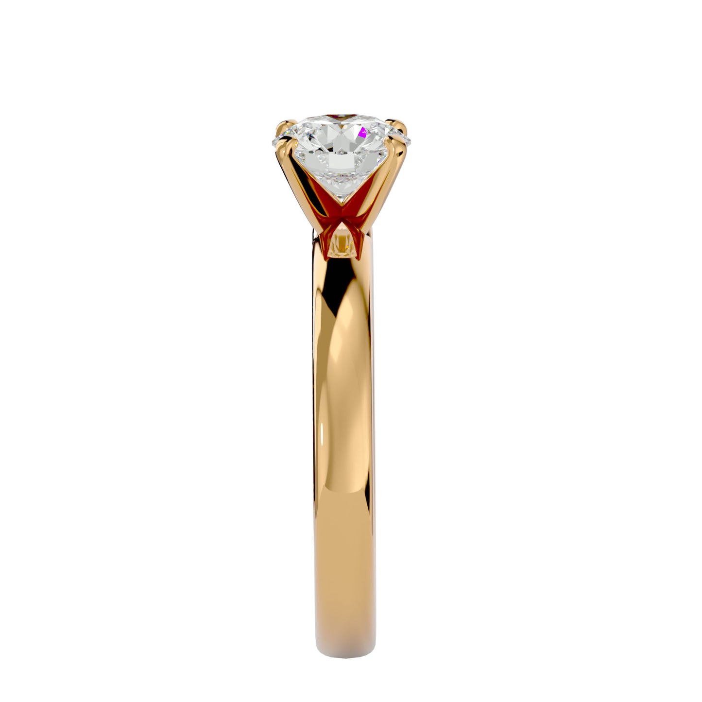 Tiara three stone engagement ring