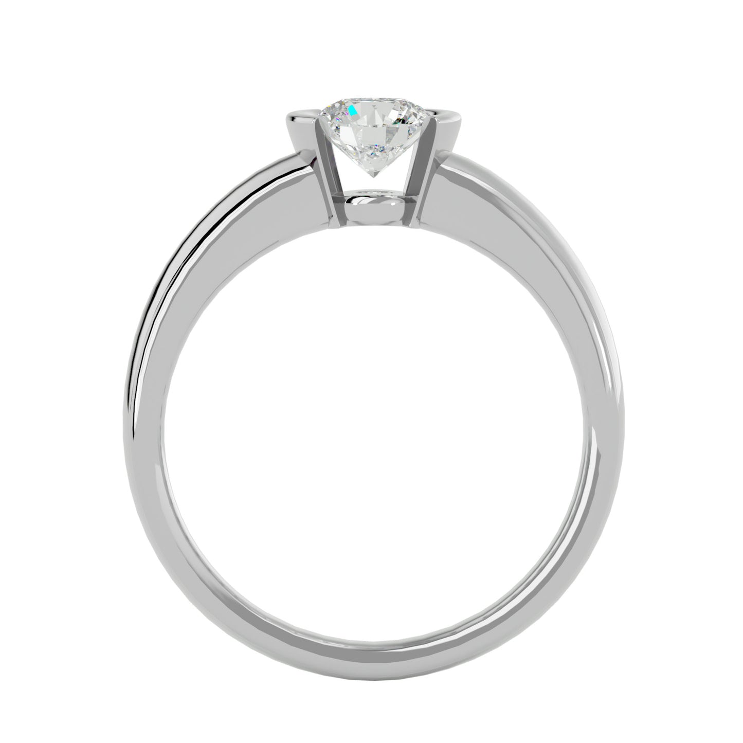 Luxe filligree diamond engagement ring