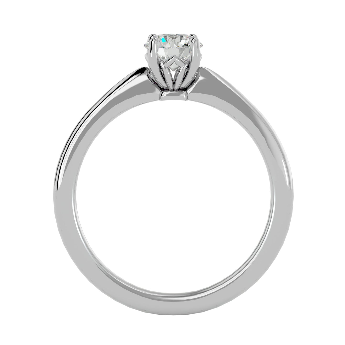Mesh work diamond engagement ring