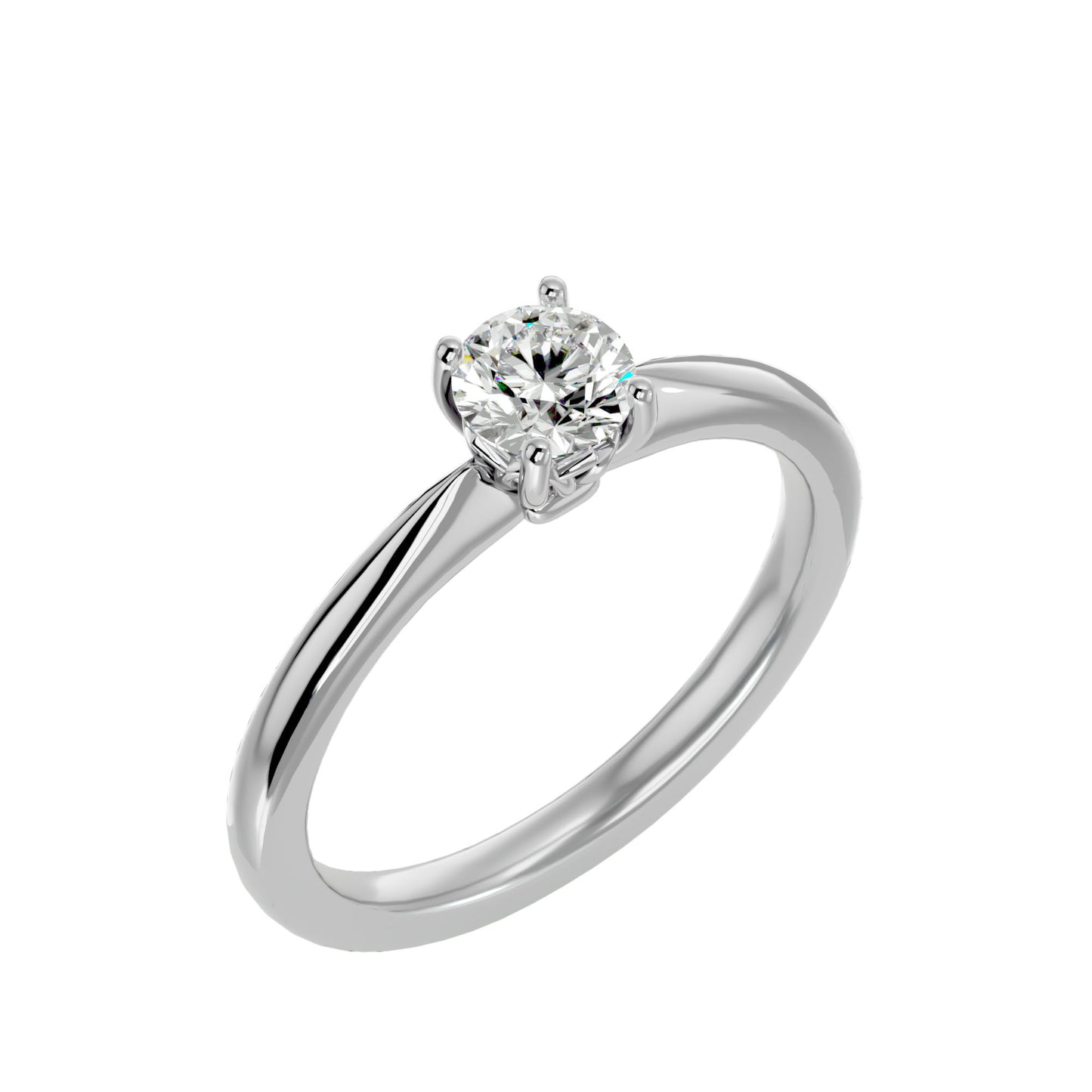 Mesh work diamond engagement ring