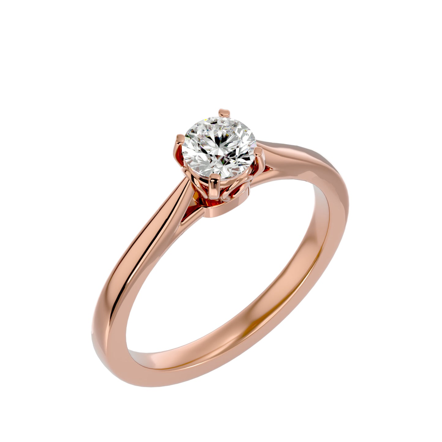 Rosil channel diamond engagement ring