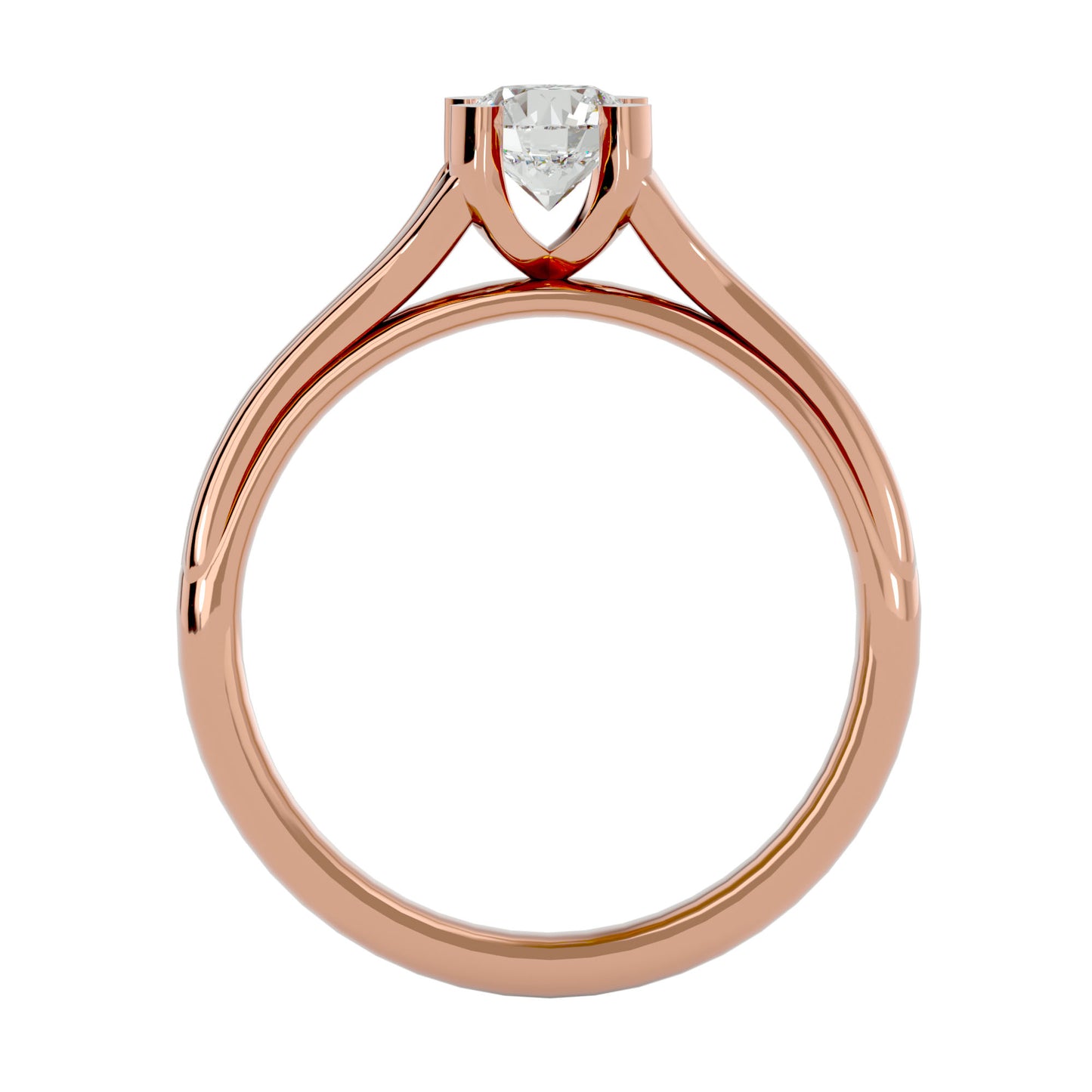 Ring band diamond engagemnt ring