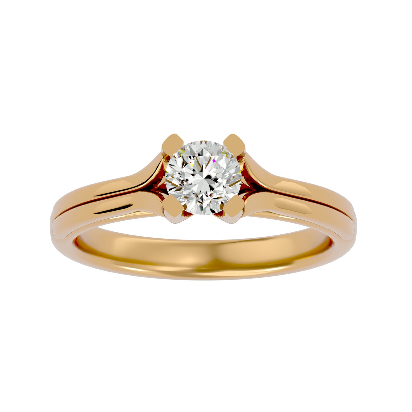 Ring band diamond engagemnt ring