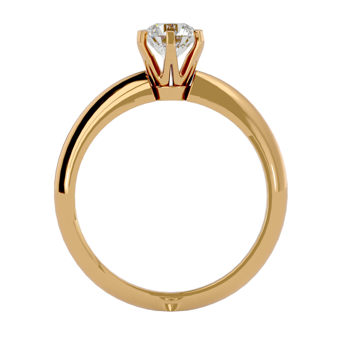 Criss cross with curve band diamond engagement ring