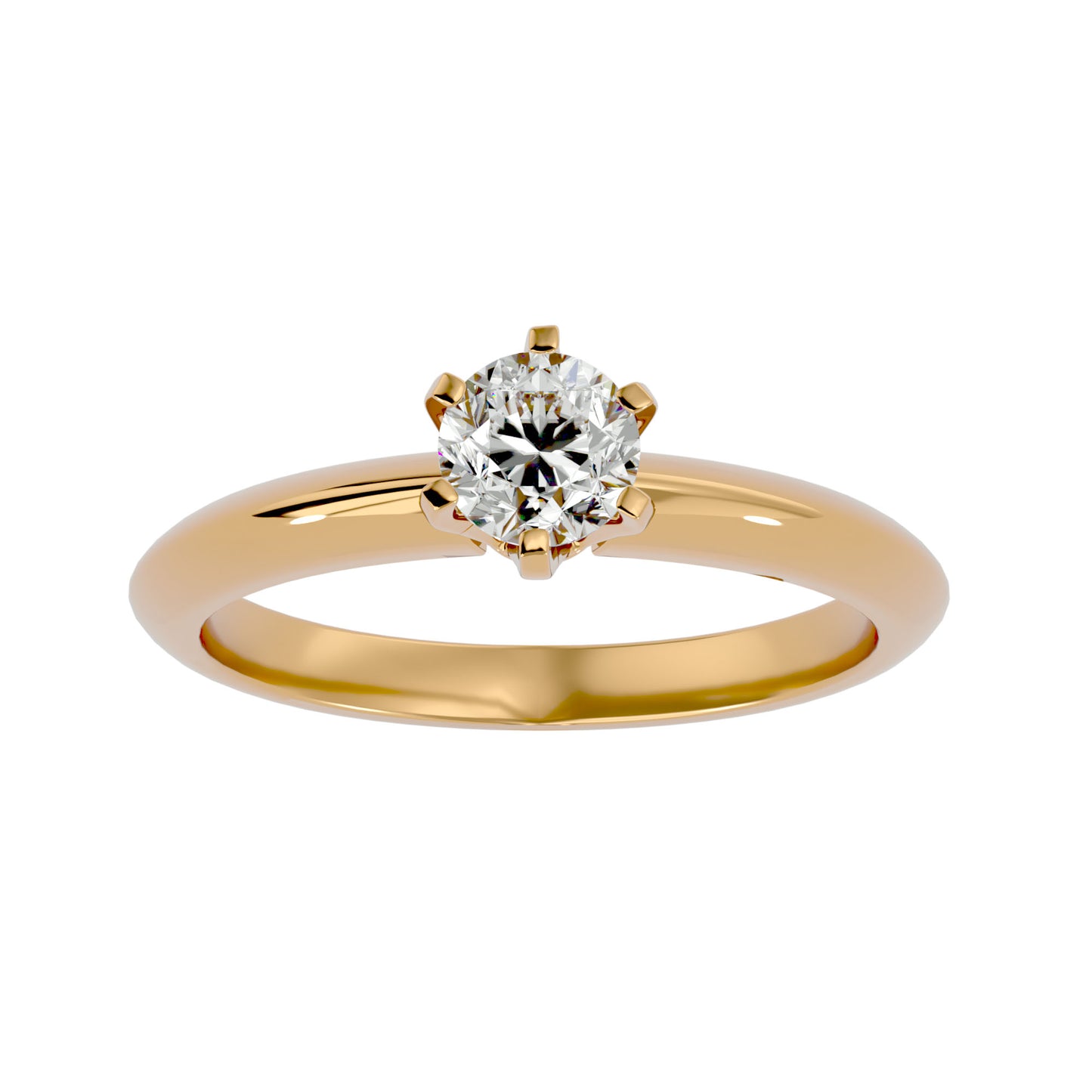 Criss cross with curve band diamond engagement ring