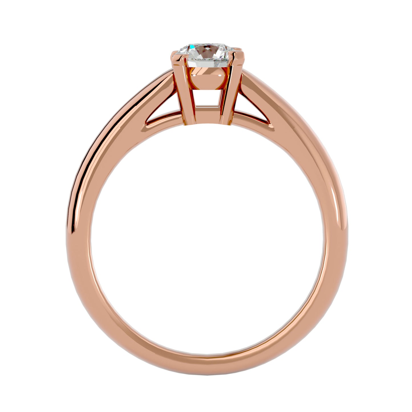 Serena halo diamond engagement ring