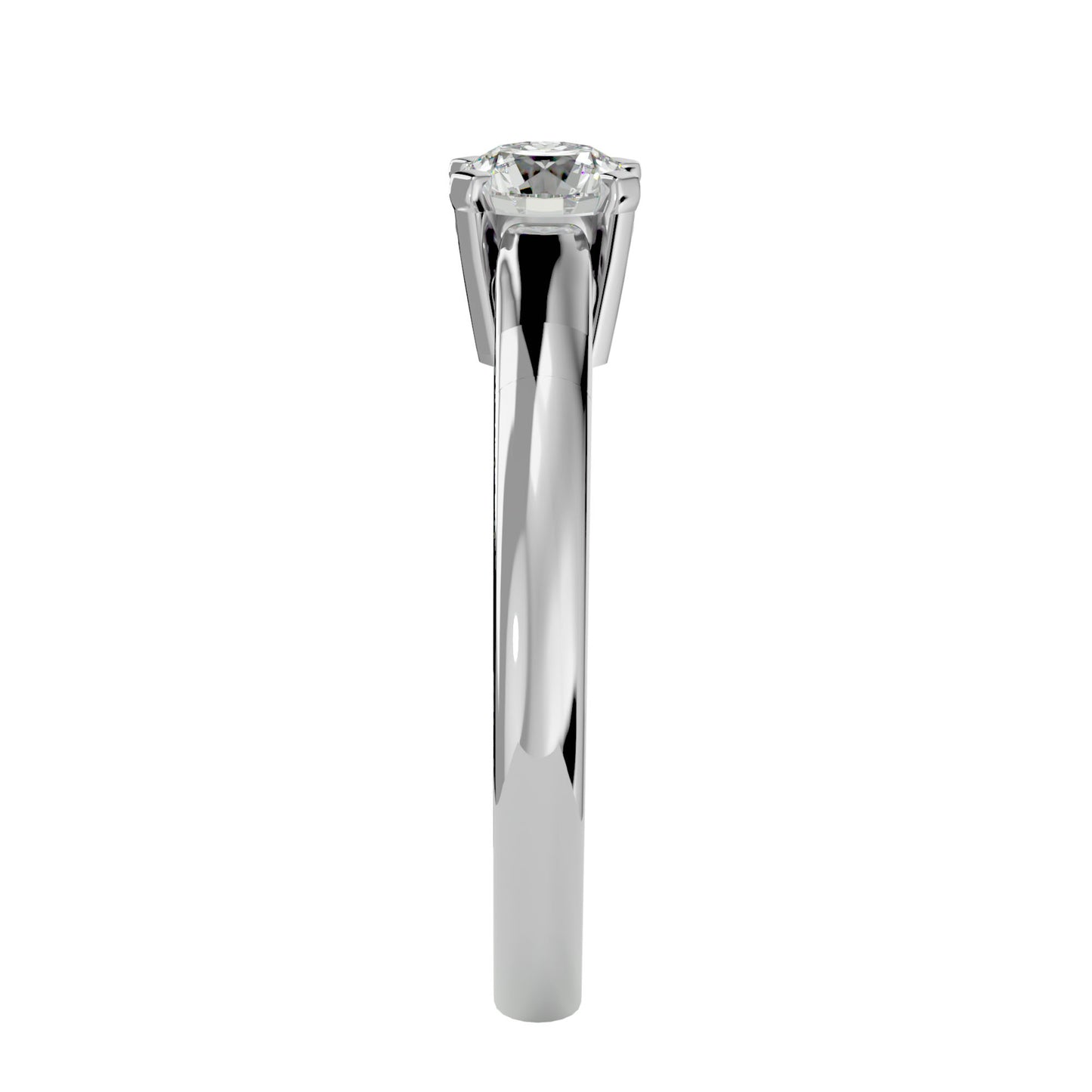 Serena halo diamond engagement ring