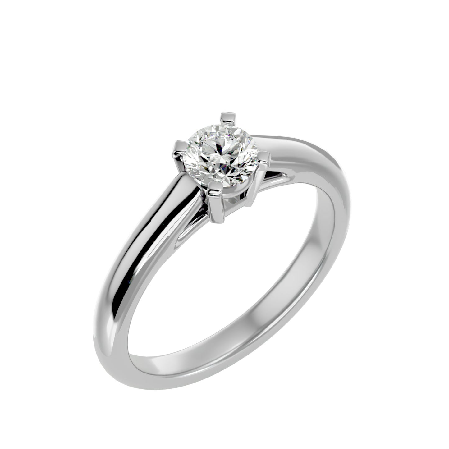 Serena halo diamond engagement ring