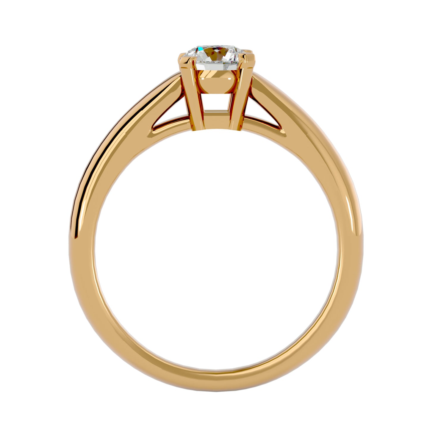 Serena halo diamond engagement ring