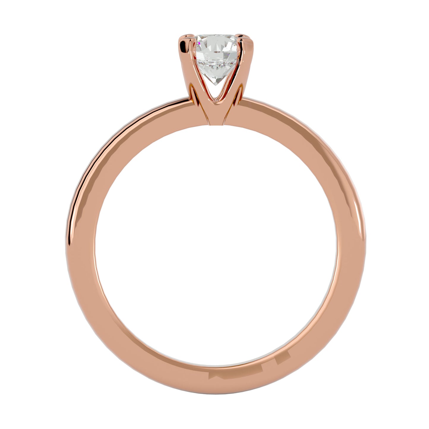 Unique three stone engagement ring