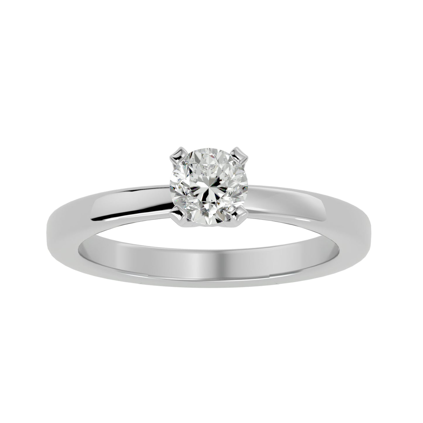 Unique three stone engagement ring