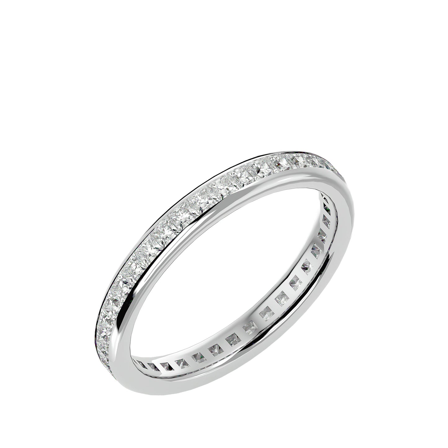 Patricia channel rincess Diamond Eternity Band