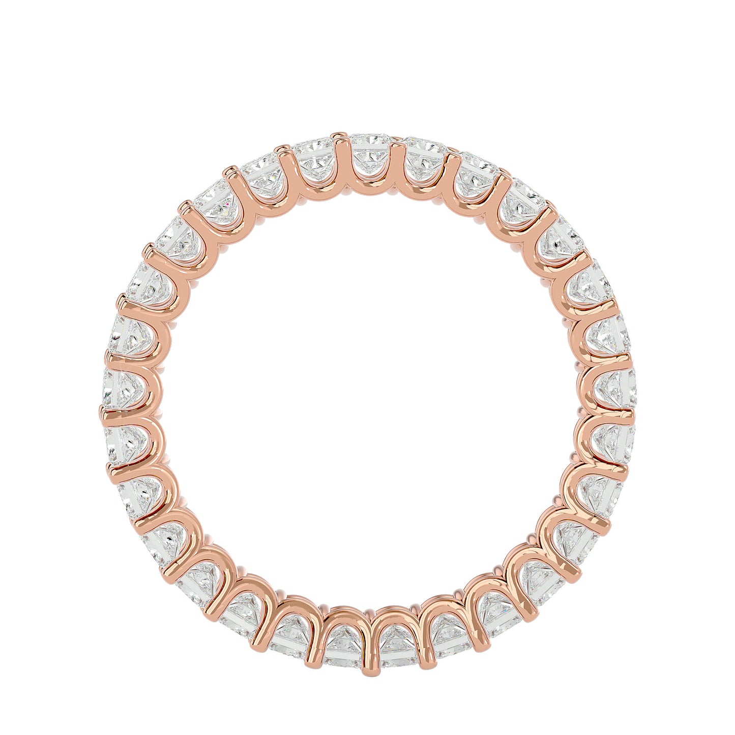Princess diamond eternity ring