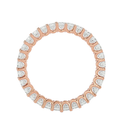 Princess diamond eternity ring