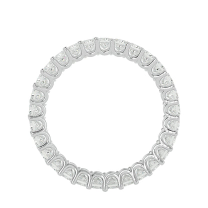 Princess diamond eternity ring