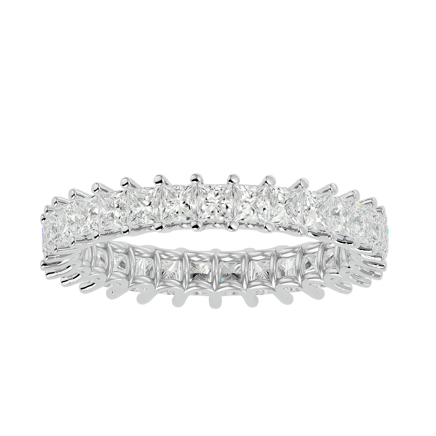 Princess diamond eternity ring
