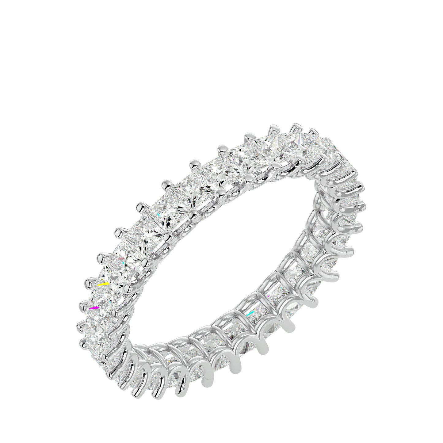 Princess diamond eternity ring