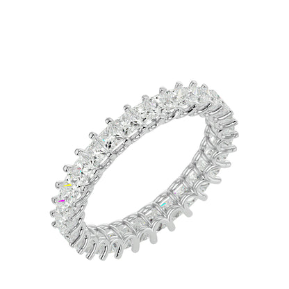 Princess diamond eternity ring
