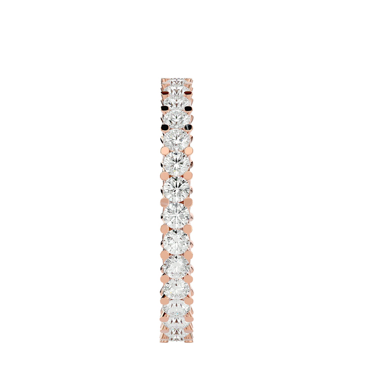 Infinity Round diamond eternity ring