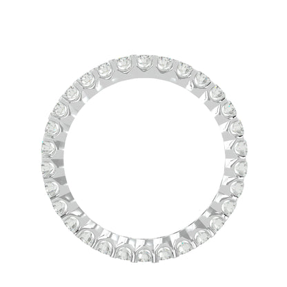 Infinity Round diamond eternity ring