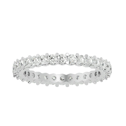 Infinity Round diamond eternity ring