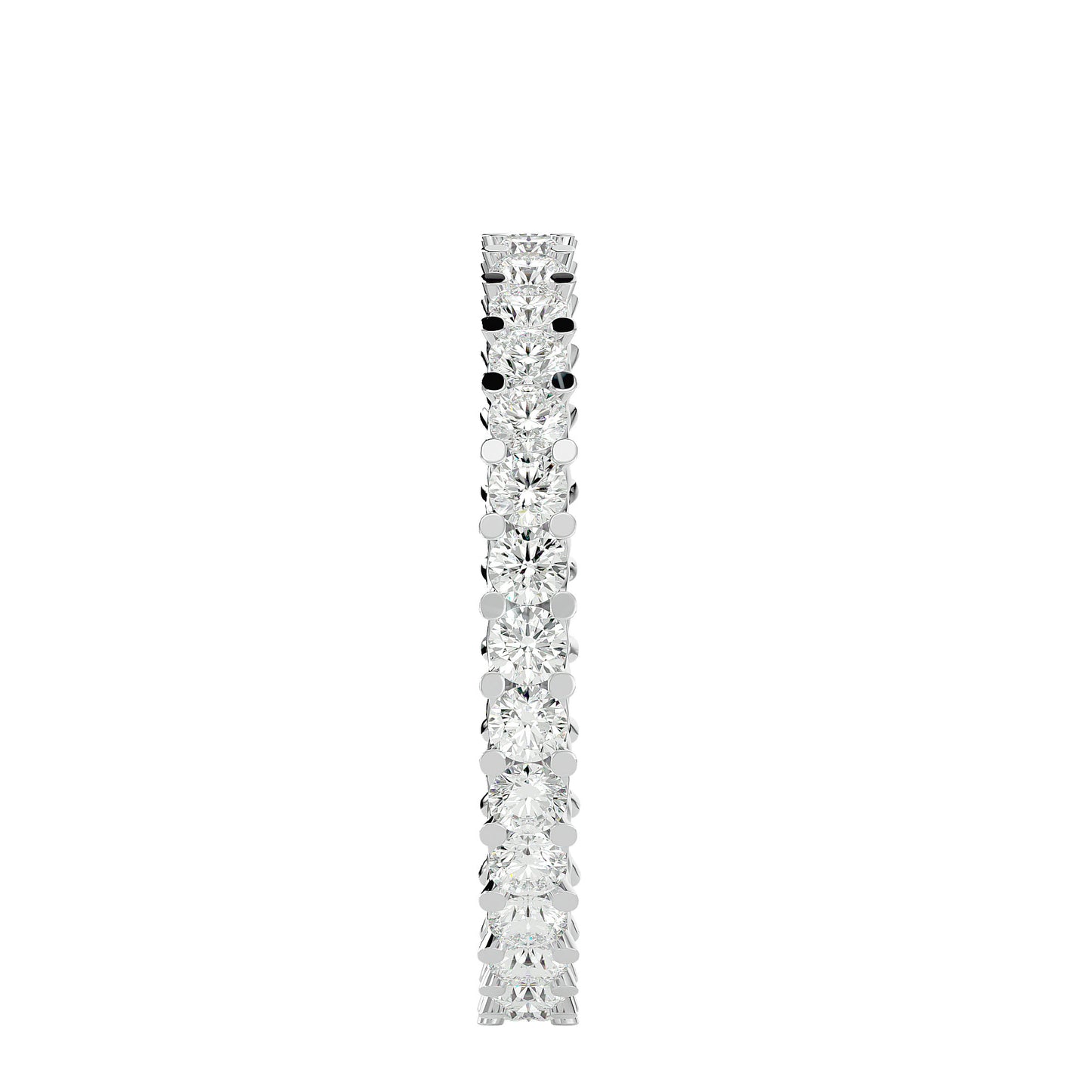 Infinity Round diamond eternity ring