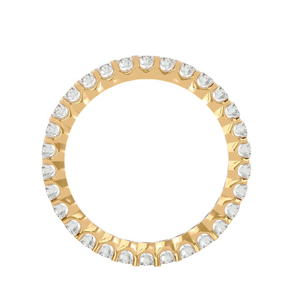 Infinity Round diamond eternity ring