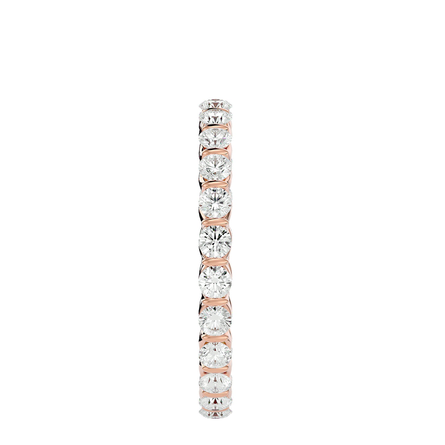 Daisy round diamond eternirt ring
