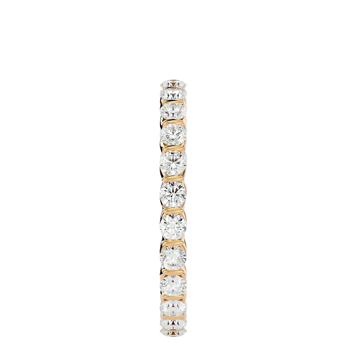 Daisy round diamond eternirt ring