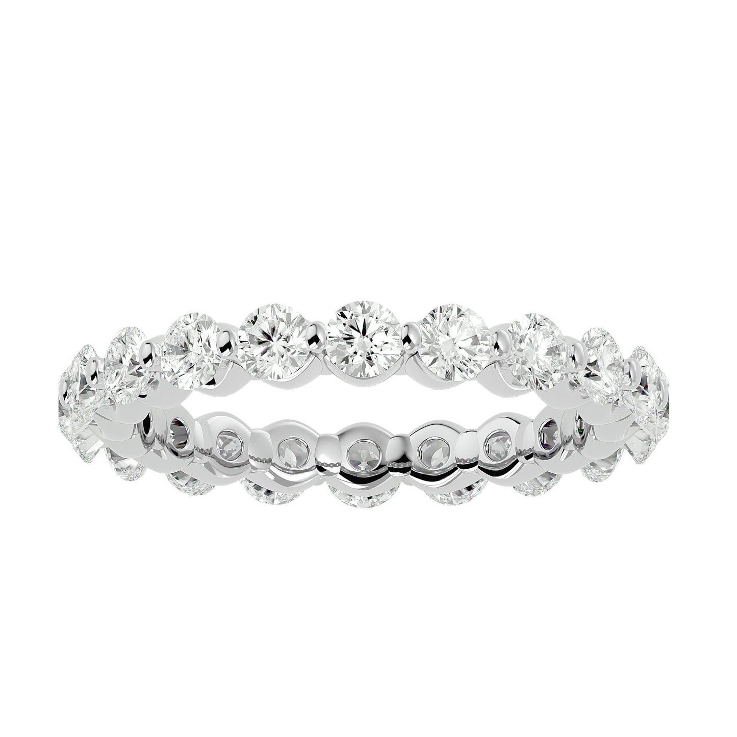 Timeless Harmony diamond eternity ring