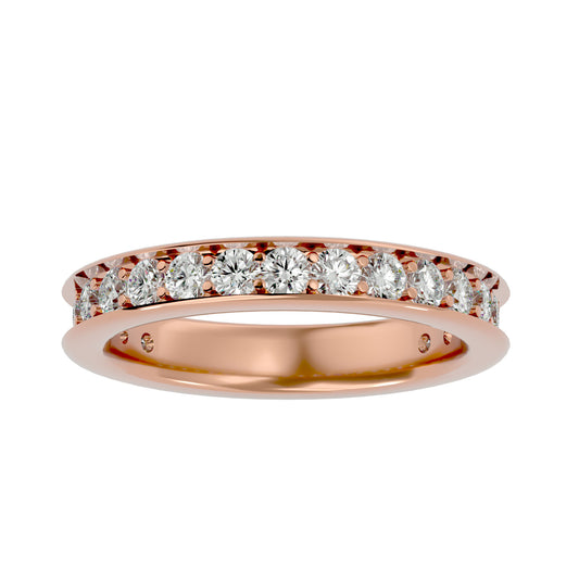 Pave diamond ring