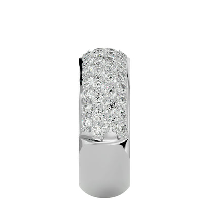 Care four line half eternity diamond ring