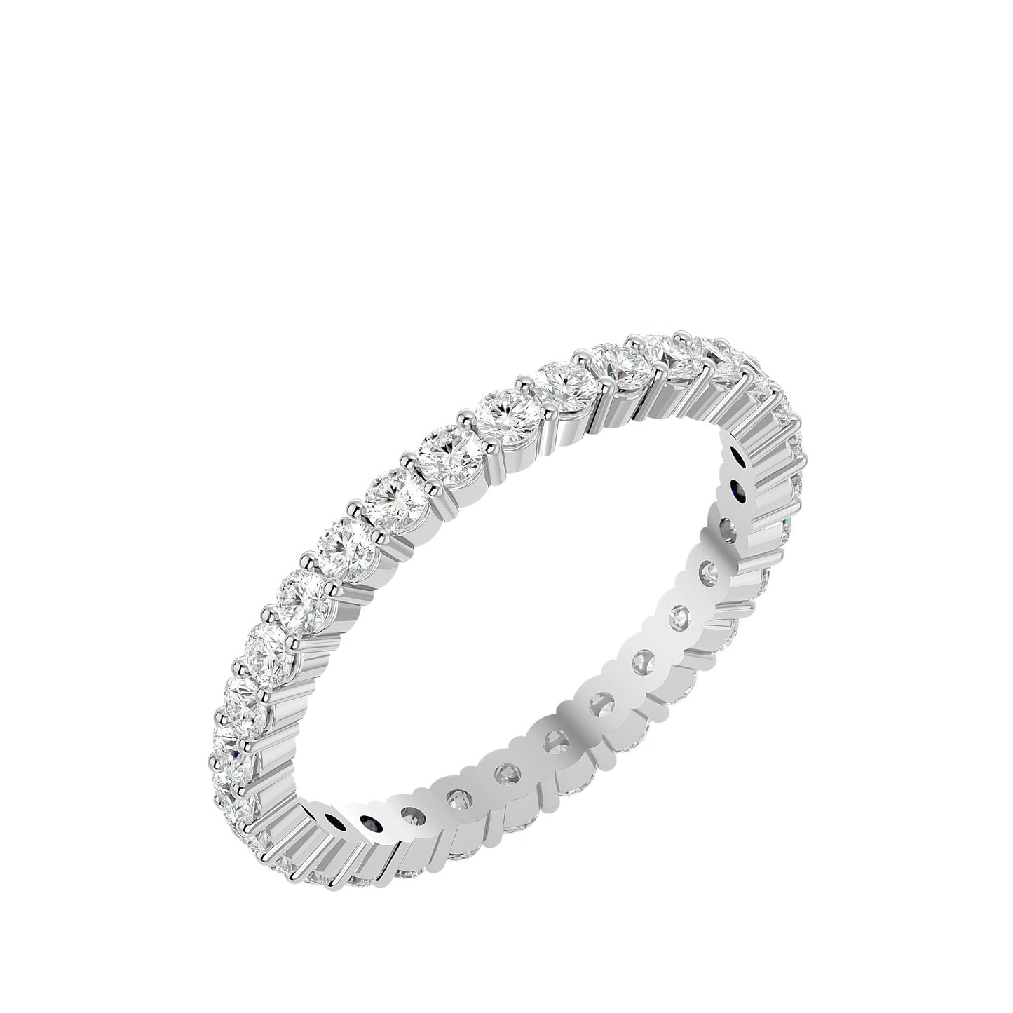 Eternal Spark round eternirty ring