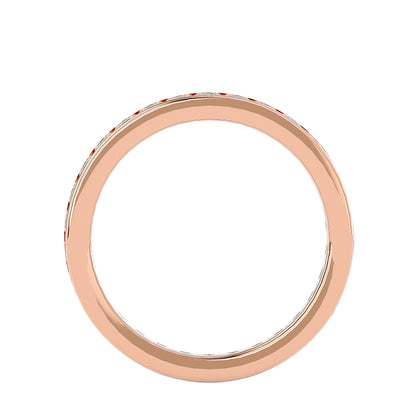 Round channel etrnity ring