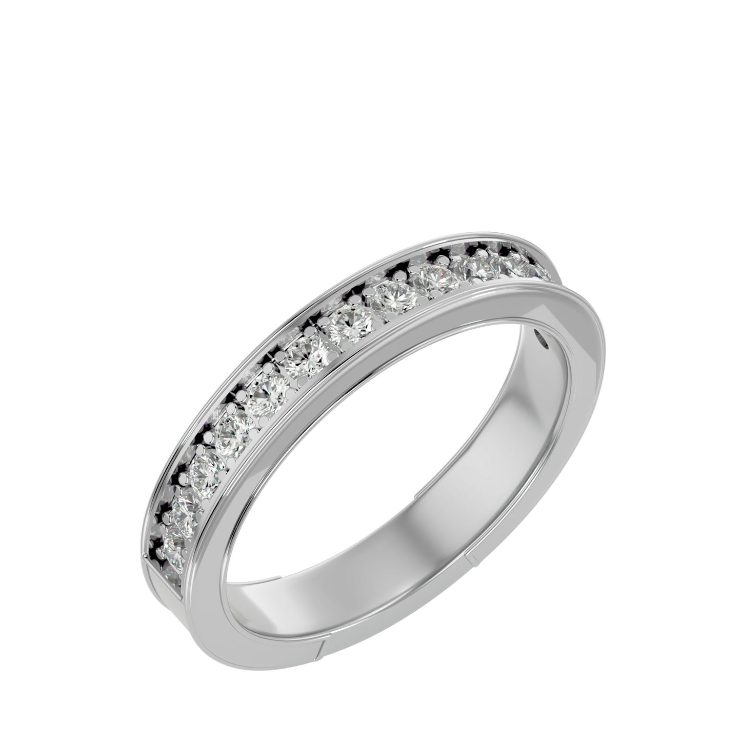 Kit bold pave diamond ring