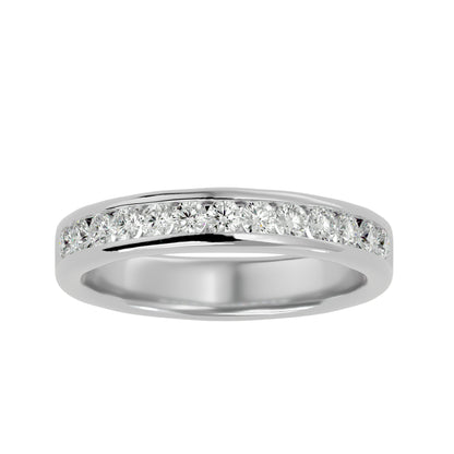 Liv channel diamond ring