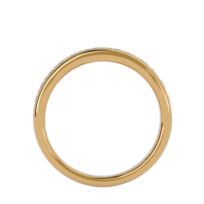 Liv channel diamond ring