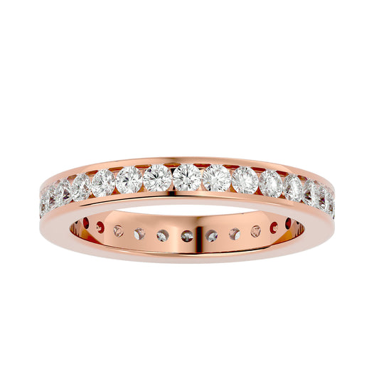 Seline  channel diamond eternity ring