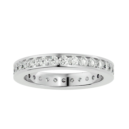Seline  channel diamond eternity ring