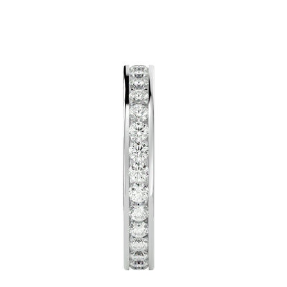 Seline  channel diamond eternity ring