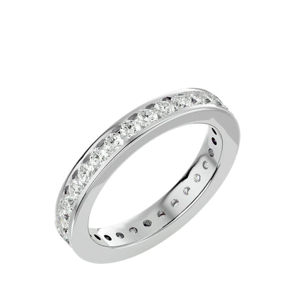 Seline  channel diamond eternity ring
