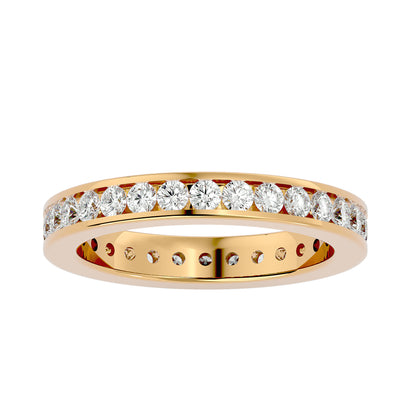Seline  channel diamond eternity ring