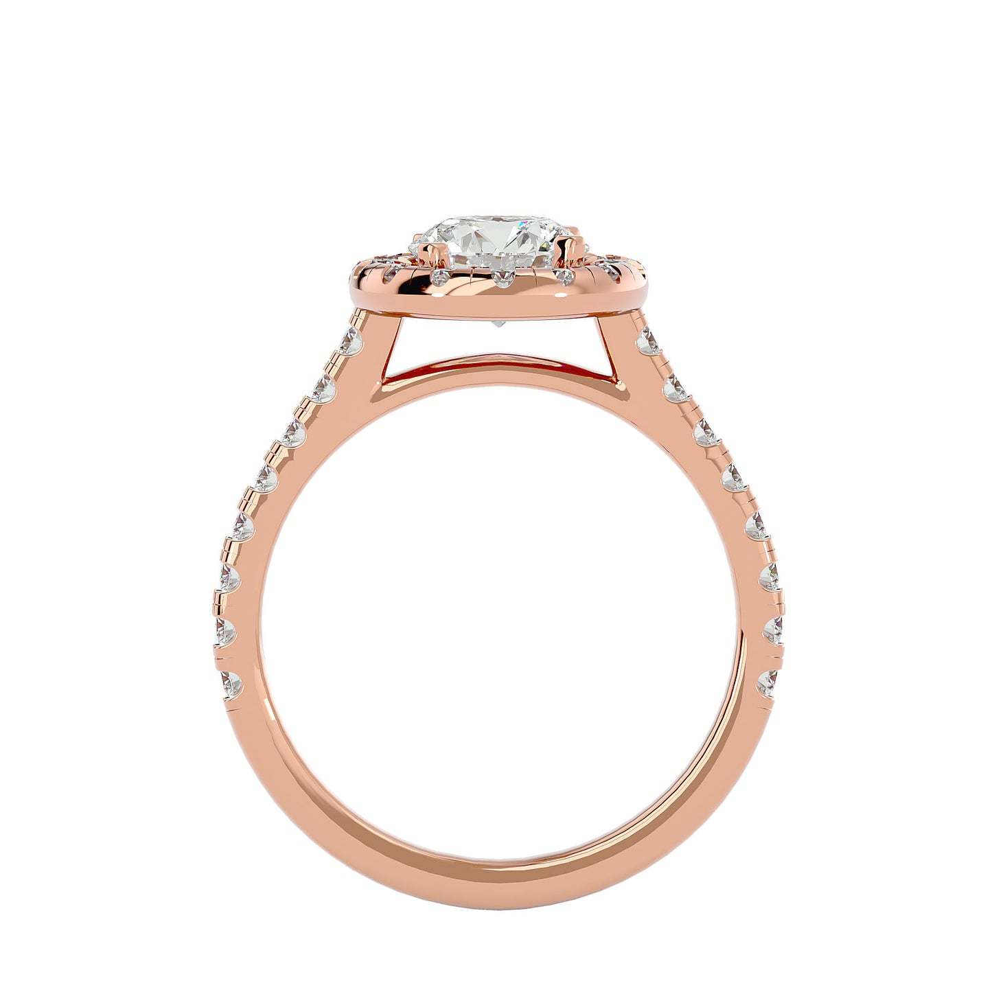 Harriet halo diamond engagement ring