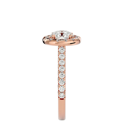Harriet halo diamond engagement ring