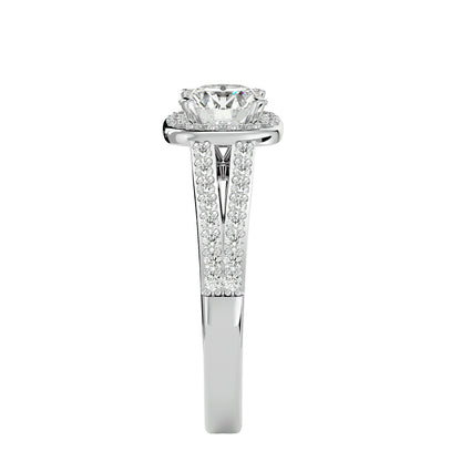 Rummy split shank diamond engagement ring